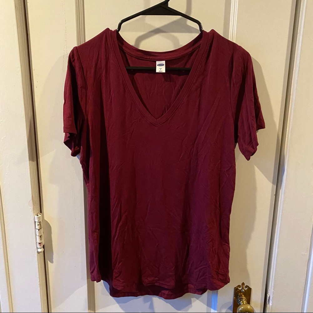 Old navy lux loose fit v-neck tshirt